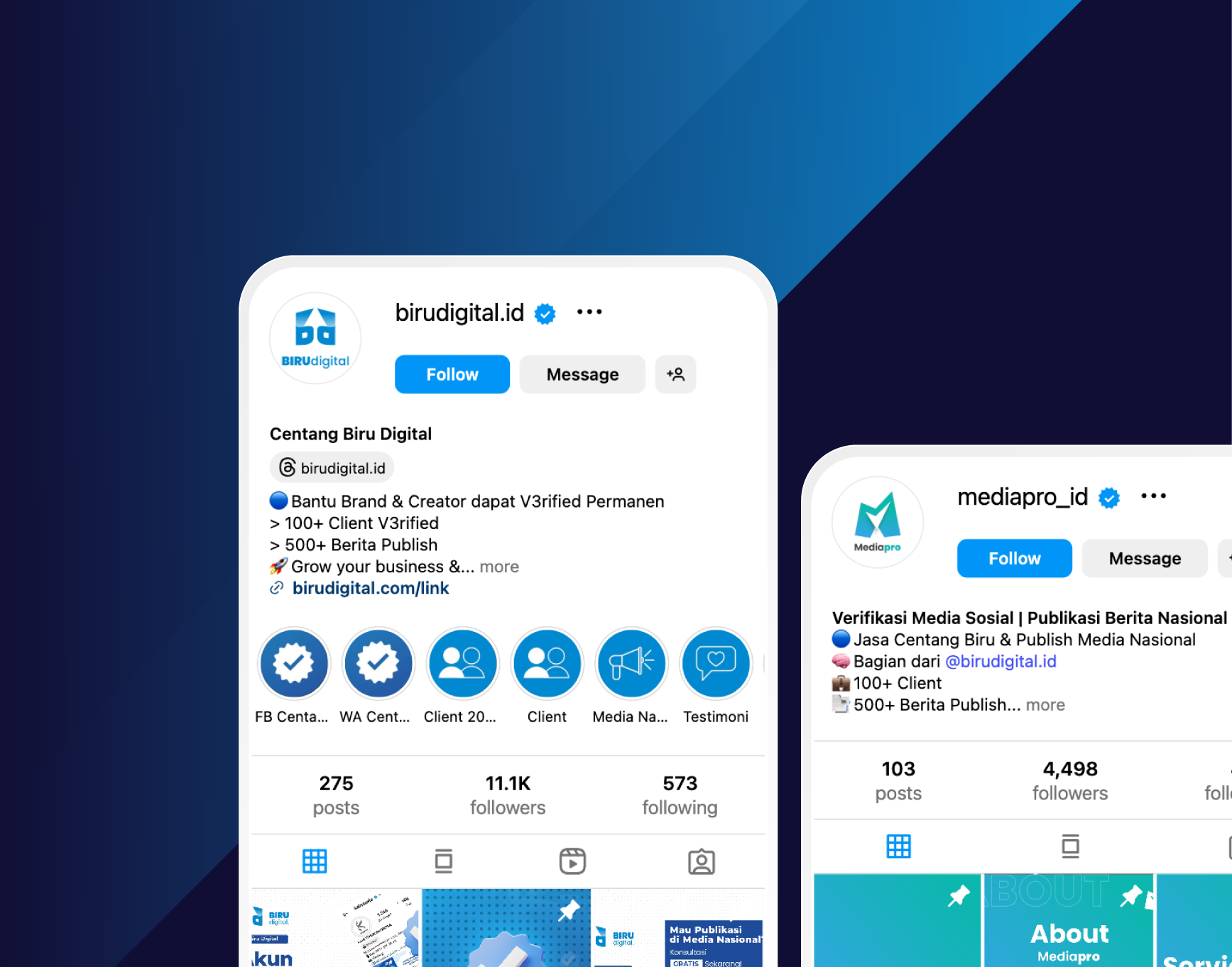 Bangun Kredibilitas Lewat Centang Biru